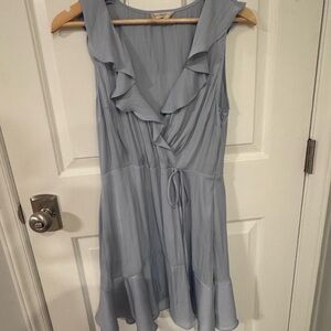 Altar'd State Light Blue High Low Dress